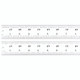 Starrett RULE, 48", 16R GRAD, HEAVY SPRING TEMPERED