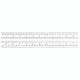 Starrett STEEL RULE WITH STANDARD LETTER OF CERTIFICATION, SPRING-TEMPERED, 300mm, #36 GRADS