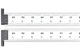 Starrett HOOK RULE, 36", 16R GRAD, HEAVY SPRING TEMPERED