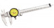 Starrett 120AM-150 Dial Caliper, hardened stainless steel, 0 to 150 ", metric"