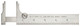 Starrett POCKET SLIDE CALIPER, 6" 1025-6