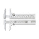 Starrett POCKET SLIDE CALIPER, 130mm 1025ME-130