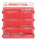 Wright Tool D957  1/4" & 3/8" Drive Metric 6 & 12 Point Socket Display - 79 Pieces