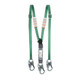 MSA EA Lanyard,SM,Snap,Adj,Twin,6',ANSI  10191756