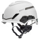 MSA HELMET,V-GARD H1,TRIVENT,FT3PIV,WHITE  10194783