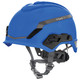 MSA Helmet, V-Gard H1, No Vent, FT3PIV, Blue  10194793