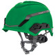 MSA HELMET,V-GARD H1,NOVENT,FT3PIV,GREEN  10194794