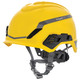 MSA HELMET,V-GARD H1,NOVENT,FT3PIV,YELLOW  10194795