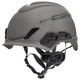 MSA HELMET,V-GARD H1,TRIVENT,FT3PIV,GRAY  10204346