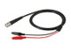 Cal Test CT3158-100   Cable, BNC - Allig Clips - 50ohm, 100cm, Black