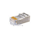 Triplett High Speed, Pass-Thru, Modular CAT5 & CAT6 Connector -- Male, Shielded. 10 PKUse with GET-HSCT crimp tool.