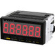 Shimpo DT-501XD-TRT Panel Meter Tachometer, 9-35 VDC Powered, NPN Open Collector Output