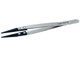 Aven 18016USA Pattern MM Straight Strong Precise Tweezer, Carbon Steel, 5" Le...