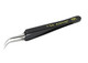 Aven 18072ARS 7-SA Style Artis Tweezer, Black with Yellow Print