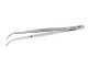 Aven 18402 Curved Serrated Forcep with Alignment Pin, Stainless Steel, 6" Length