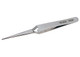 Aven 18419 Straight Narrow Self Locking General Purpose Tweezer, Stainless St...