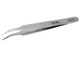 Aven 18482 Tapered Smooth General Purpose Tweezer, Stainless Steel, 4-3/8" Le...