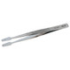 Aven 18483 Medium Sharp Serrated General Purpose Tweezer, Stainless Steel, 3"...