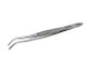 Aven 18488 Offset Spade General Purpose Tweezer, Stainless Steel, 4-1/8" Length