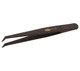 Aven 18520 Pattern 6A Very Fine Angulated Tweezer, Plastic, 4-1/2" Length