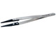 Aven 18702 Pattern 302-CF Straight Broad Tweezer, Carbofib, 5" Length