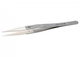 Aven 18813 Stainless Steel 0.5mm Broad Tweezer, 5-3/8" Overall Length