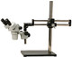 Aven 26800B-370 SPZ-17 Stereo Zoom Microscope with Double Arm Boom Stand, 6.7...