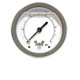 Winters 2.5"DIAL,1/4"X3/4"CENTR BK TUBE STUB,0/100 PSI  PTS924R1-TS