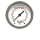 Winters 2.5"DIAL,1/4"X3/4"CENTR BK TUBE STUB,0/1000PSI  PTS929-TS