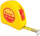 Starrett KTS12-12ME-N ABS Plastic Case Yellow Measuring Pocket Tape, English/Metric Graduation Style, 12' (3.5m)