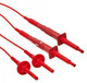 Megger 1002-913 Fused Test Lead Set, 4 ft., with 1 kV Insulated Clips, Set of 2