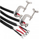 Megger 242004-18 Duplex Test Leads; 2" Heavy-Duty C-Clamps"