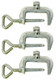 AEMC Replacement - Set of 3, C-Clamps for the Model 6472/6474 Kit; 2135.80