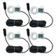 Megger MCP-100CE-ID-KIT Kit of (4) 1A to 100A AC Split-Core Self-Identifying Mini Current Clamps, 0.94 in. ID