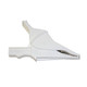 Clip  Safety Alligator - White {Rated 1000V CAT IV, 15A, UL}