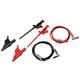 Lead  Utility Test Lead Kit #4 {includes: Set of 2, 5 ft color-coded (Red/Black) Silicone Insulated Safety Leads