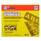 C.H. Hanson 10032 2-1/2'' Brass Letters Set 33 pc