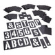 C.H. Hanson 10187 4" - 138 pc. Plastic Interlocking Stencil