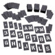 C.H. Hanson 10189 1'' - 138 pc. Plastic Interlocking Stencil