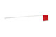 C.H. Hanson 15191 Marking Flags-36",Red Flo,4"x5" Flag, 100Pcs.