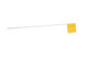 C.H. Hanson Marking Flags-36",Yellow,4"x5" Flag, 100Pcs.