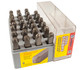 C.H. Hanson 25800 1/8'' Round Face Low Stress Letter Set