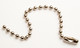 C.H. Hanson 40098 6'' Brass pltd beaded chain 100pk