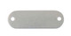C.H. Hanson 41176 Rec Tag-Aluminum,Rnd End,3/4"x3-1/8", 100pk