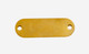 C.H. Hanson 41197 Rec Tag-Brass,Rnd End,1"x2-1/8", 100pk