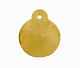 C.H. Hanson 42387 Round Tag-w/ Ear,Brass,1-1/4" Dia, 25pk