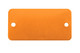 C.H. Hanson 43054 Rec Tag-Anodized Aluminum,Orange,Rnd Crn,3/4"x1-3/4", 5pk