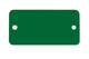 C.H. Hanson 43094 Rec Tag-Anodized Aluminum,Green,Rnd Crn,1"x2", 5pk
