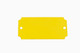 C.H. Hanson 43166 Rec Tag-Anodized Aluminum,Yellow,Notch,1-7/16"x3-1/16", 5pk