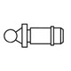 Mahr 4502544 844 Tk Ball Anvil - 2.3mm, L=4.8mm, Carbide (2 Req'd)